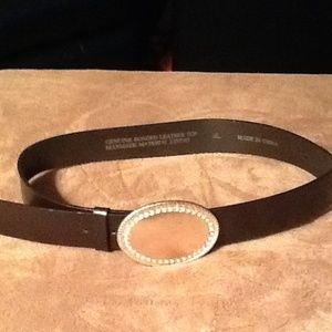 Brown Leather Belt